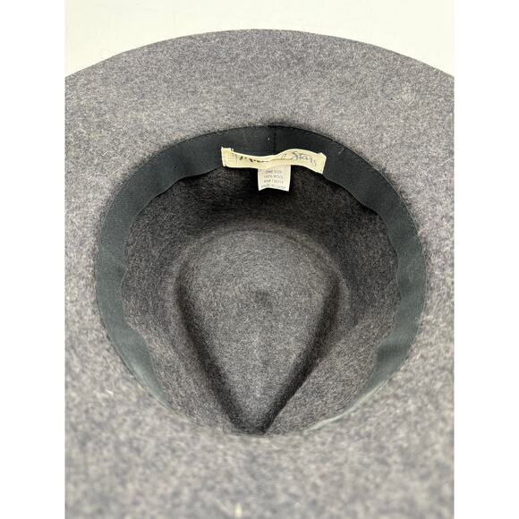 Michael Stars Gray 100%‎ Wool Wide Brim Hat One Size Festival Country Western main image 10